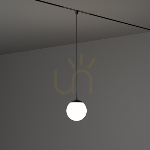 Kontrola Lištové závěsné svítidlo Ideallux EGO Ball 10W 3000K černé 327525