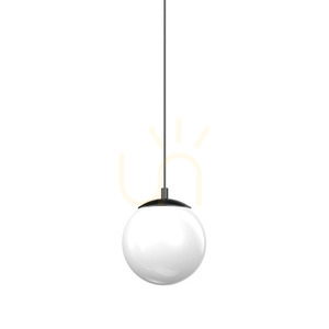 Lištové závěsné svítidlo Ideallux EGO Ball 10W 3000K černé 327525 0 Lištové závěsné svítidlo Ideallux EGO Ball 10W 3000K černé 327525 small 0