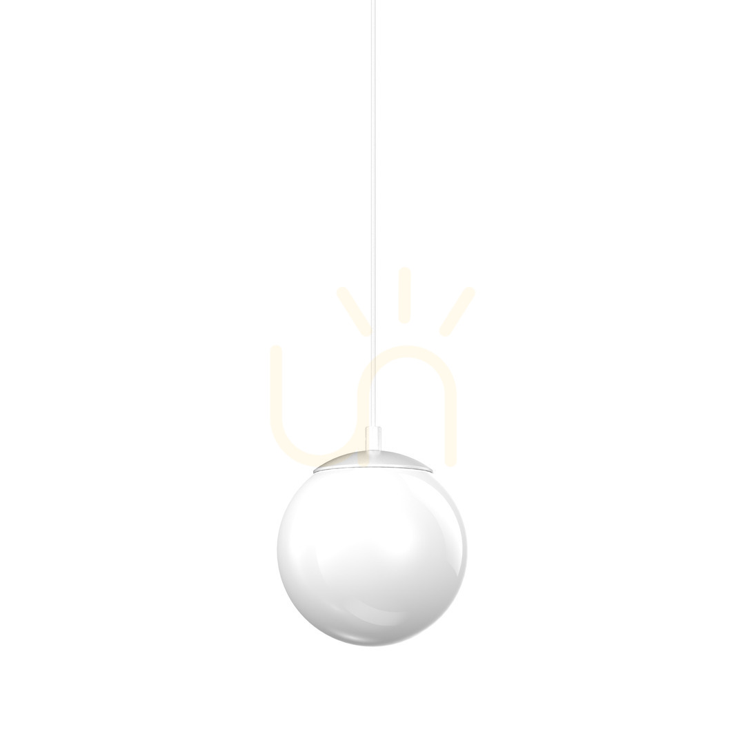 Kontrola Lištové svítidlo Ideallux EGO Pendant Ball 10W 3000K bílé 327532 Lištové svítidlo Ideallux EGO Pendant Ball 10W 3000K bílé 327532