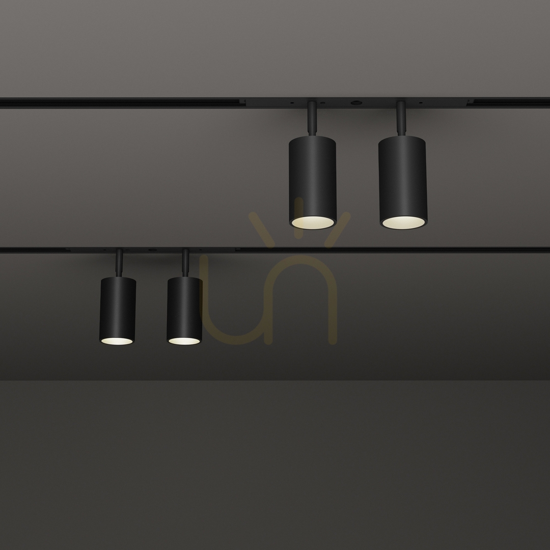 Pohled Lištové svítidlo Ideallux EGO Track Double 16W 3000K černé 257648 Lištové svítidlo Ideallux EGO Track Double 16W 3000K černé 257648