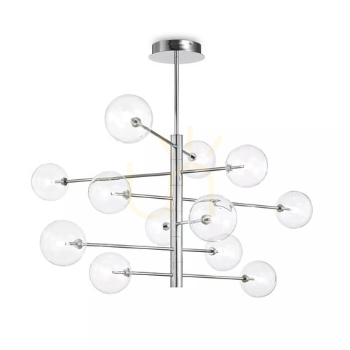 Kontrola Závěsné svítidlo Ideallux Equinoxe SP12 Cromo chrom 12xG4 200118