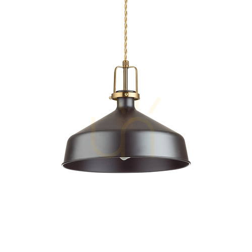 Kontrola Závěsné svítidlo Ideal Lux ERIS SP1 Nero černé 33 cm 249063
