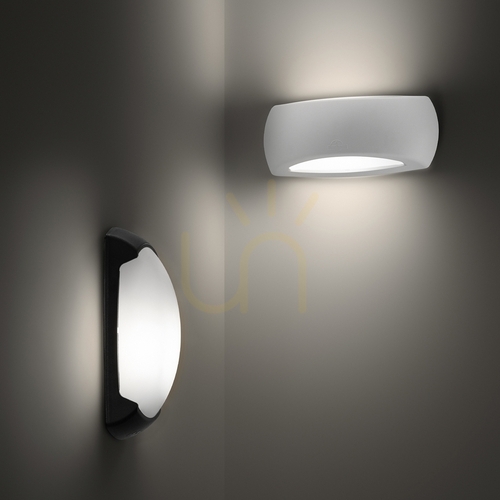 Kontrola Venkovní nástěnné svítidlo Ideal Lux Felix AP1 Bianco bílé E27 30 cm 123776
