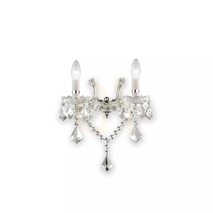 Nástěnné svítidlo Ideal Lux Florian AP2 Cromo chrom křišťál 2xE14 035642 1 Nástěnné svítidlo Ideal Lux Florian AP2 Cromo chrom křišťál 2xE14 035642 small 1