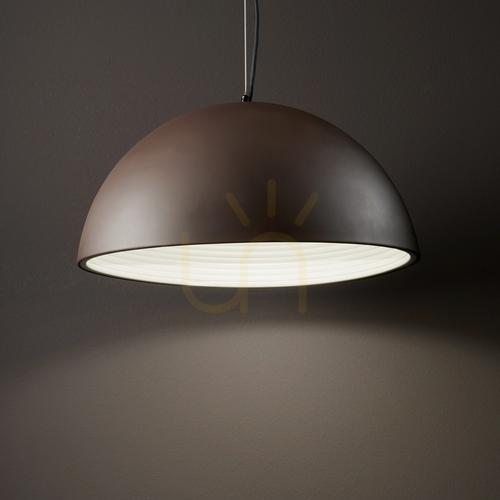Kontrola Závěsné svítidlo Ideallux FOLK SP1 D40 Coffee 174211 40 cm