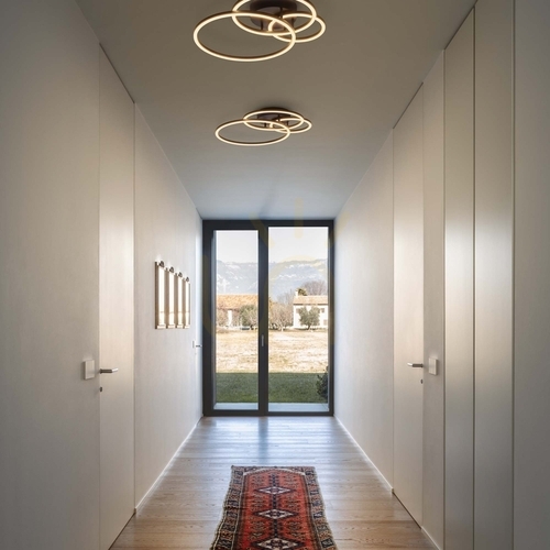 Kontrola LED plafon Ideallux Frame Cerchio Bianco bílý 61 cm 255019