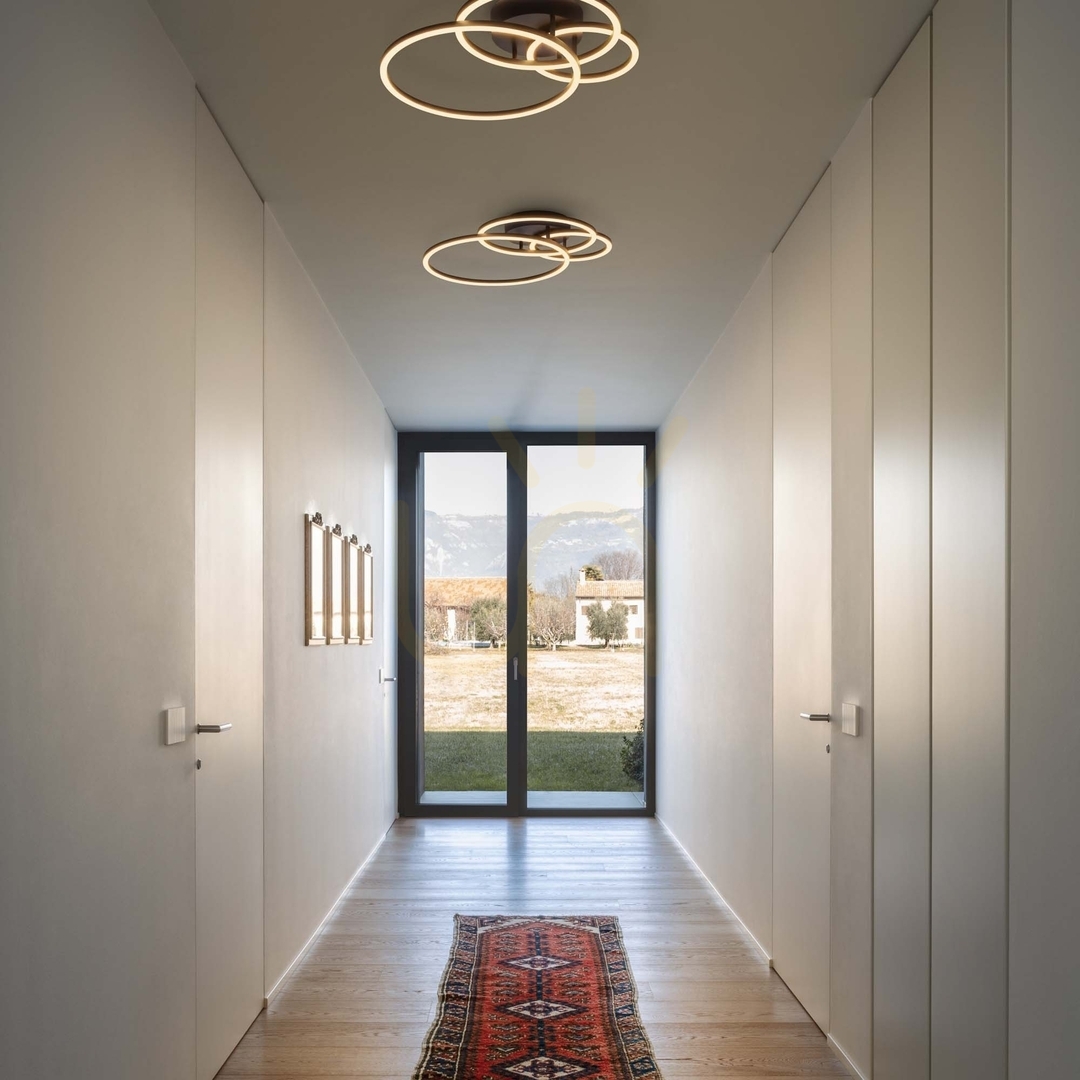 Pohled Plafon Ideallux FRAME Cerchio Nero černý LED 41W 61 cm 269825 Plafon Ideallux FRAME Cerchio Nero černý LED 41W 61 cm 269825