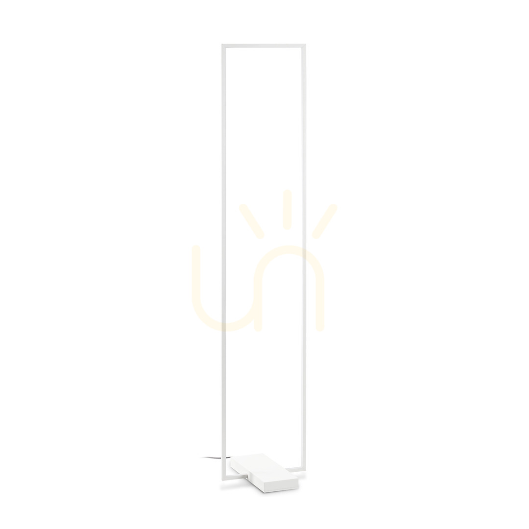 Kontrola Stojací lampa Ideallux FRAME PT BIANCO bílá LED 30W 3000K 299624 Stojací lampa Ideallux FRAME PT BIANCO bílá LED 30W 3000K 299624