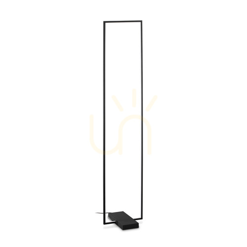 Kontrola Stojací lampa Ideal Lux FRAME PT Nero černá LED 30W 3000K 299617