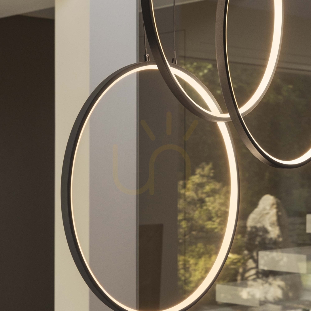 Zobrazit Závěsné svítidlo Ideal Lux Frame SP Cerchio Nero černé LED 82W 68,5 cm 269337 Závěsné svítidlo Ideal Lux Frame SP Cerchio Nero černé LED 82W 68,5 cm 269337