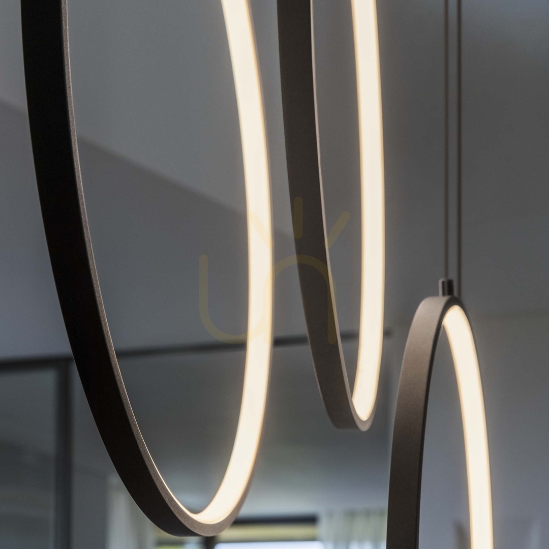 Pohled Závěsné svítidlo Ideal Lux Frame SP Cerchio Nero černé LED 82W 68,5 cm 269337 Závěsné svítidlo Ideal Lux Frame SP Cerchio Nero černé LED 82W 68,5 cm 269337