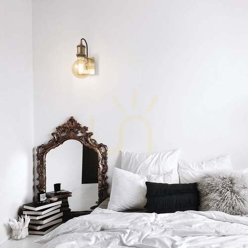 Kontrola Nástěnné svítidlo Ideal Lux FRIDA AP1 RAME měděné E27 163338