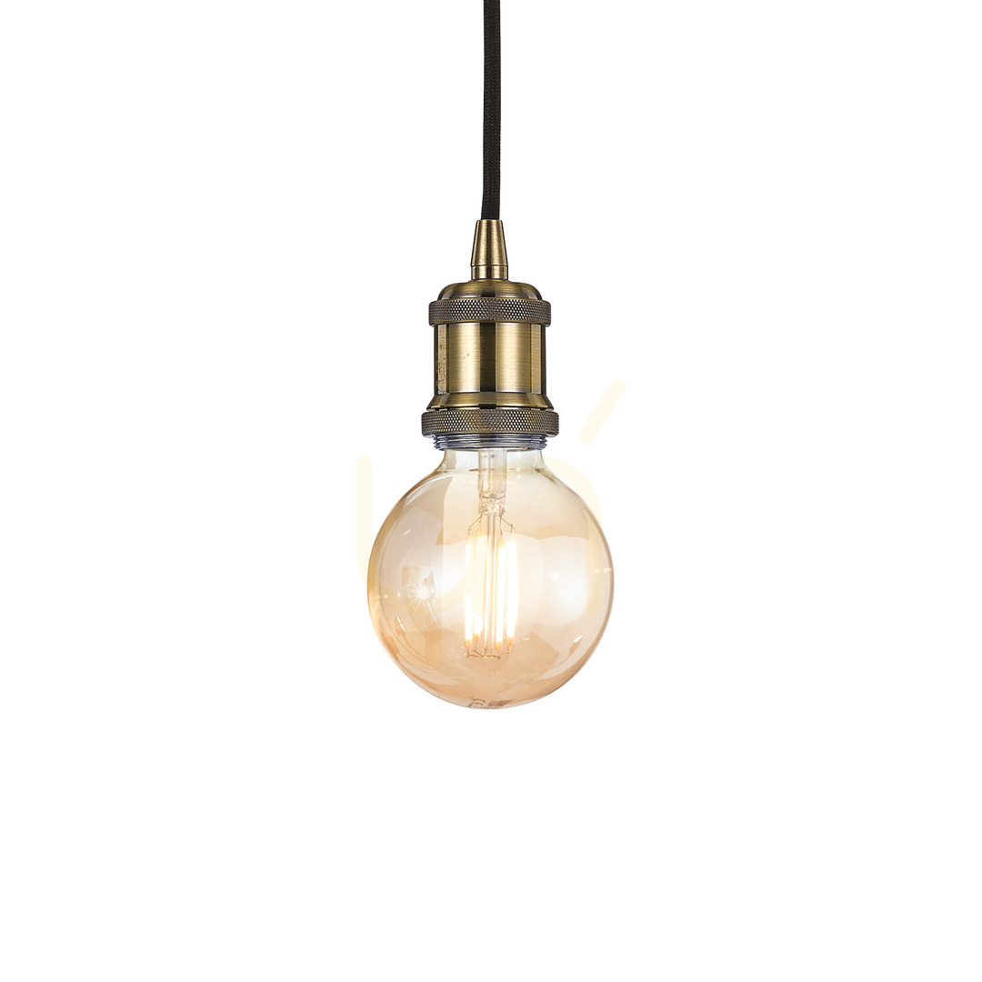 Kontrola Závěsné svítidlo Ideal Lux FRIDA SP1 BRUNITO šampaňské E27 122083 Závěsné svítidlo Ideal Lux FRIDA SP1 BRUNITO šampaňské E27 122083