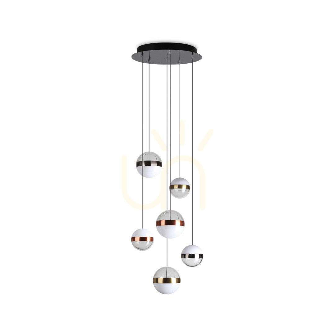 Kontrola Závěsná lampa Ideal Lux Galaxy SP6 bílá LED 58W 40 cm 321172 Závěsná lampa Ideal Lux Galaxy SP6 bílá LED 58W 40 cm 321172