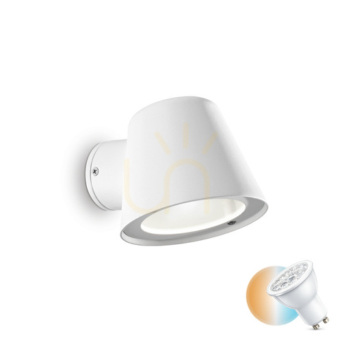 Kontrola Venkovní nástěnné svítidlo Ideallux GAS AP1 BIANCO bílé GU10 091518