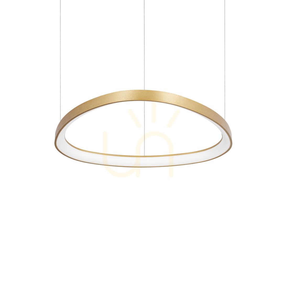 Kontrola Závěsné svítidlo Ideallux Gemini SP D061 mosaz 61 cm LED 47W stmívatelné 304700 Závěsné svítidlo Ideallux Gemini SP D061 mosaz 61 cm LED 47W stmívatelné 304700
