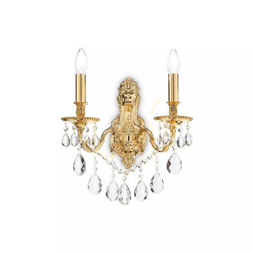 Kontrola Nástěnné svítidlo Ideal Lux Gioconda AP2 Oro zlaté 2xE14 060491
