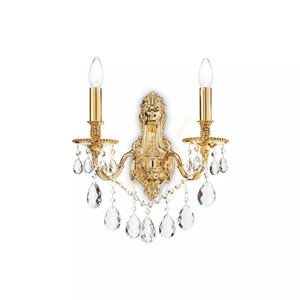 Nástěnné svítidlo Ideal Lux Gioconda AP2 Oro zlaté 2xE14 060491 small 1