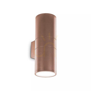 Venkovní nástěnné svítidlo Ideal Lux GUN AP2 BIG COFFEE 163611 hnědé 2×E27 IP54 small 1