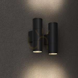 Venkovní nástěnné svítidlo Ideal Lux GUN AP2 BIG COFFEE 163611 hnědé 2×E27 IP54 small 6