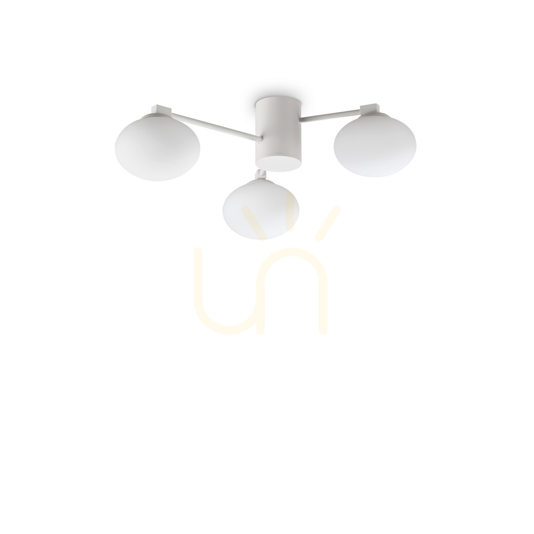 Kontrola Plafon Ideallux HERMES PL3 D60 bílý 3xG9 60 cm 322667 Plafon Ideallux HERMES PL3 D60 bílý 3xG9 60 cm 322667