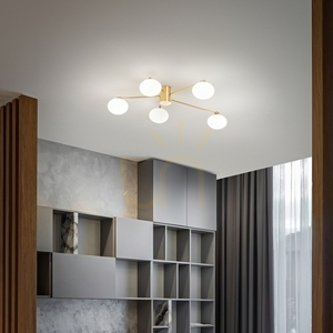 Plafon Ideallux Hermes PL5 D60 mosaz 5xG9 316697 1 Plafon Ideallux Hermes PL5 D60 mosaz 5xG9 316697 small 1