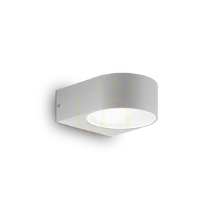 Venkovní nástěnné svítidlo Ideal Lux IKO AP1 Grigio šedé 092218 0 Venkovní nástěnné svítidlo Ideal Lux IKO AP1 Grigio šedé 092218 small 0