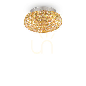 Plafon Ideallux KING PL3 ORO zlatý 3xG9 25,5 cm 075402 small 0
