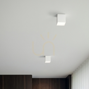 Plafon LED Ideallux KUBIKO PL Bianco bílý 10W 10 cm 303321 small 1