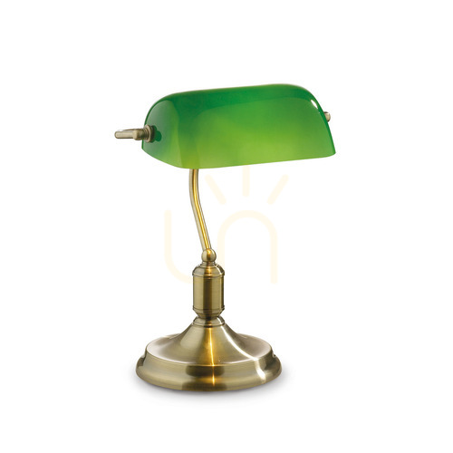 Kontrola Stolní lampa Ideal Lux Lawyer TL1 Brunito šampaňská 045030
