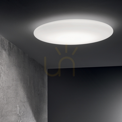 Kontrola Plafon Ideallux LEVEL PL D40 bílý LED 22W 40 cm 261164