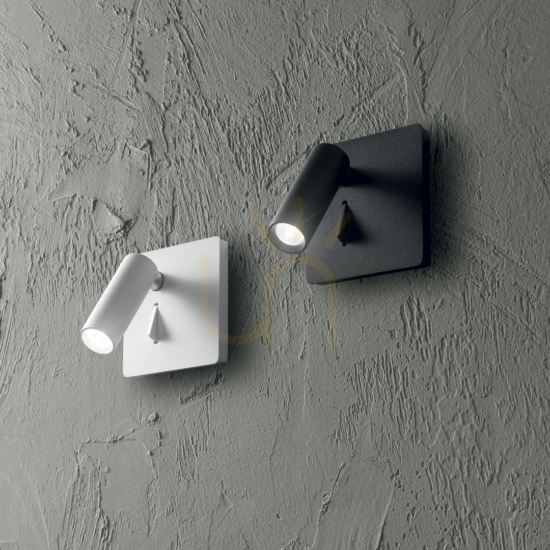 Náhled Nástěnné světlo Ideal Lux LITE AP NERO černé LED 3W 250113 Nástěnné světlo Ideal Lux LITE AP NERO černé LED 3W 250113