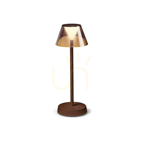 Kontrola Stolní lampa Ideallux LOLITA 286747 hnědá IP54 LED stmívatelná přenosná