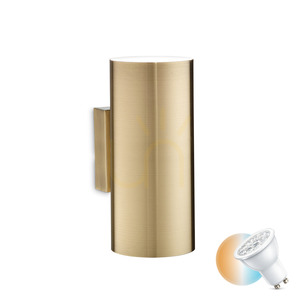 Nástěnné svítidlo Ideal Lux LOOK AP2 BRUNITO šampaňské 2x GU10 164823 small 0
