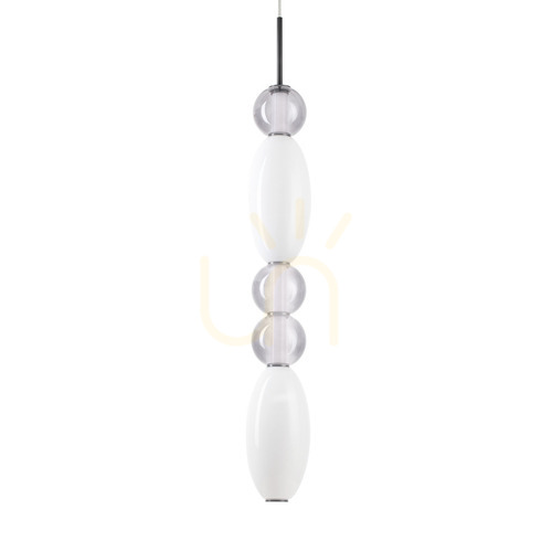 Kontrola Závěsné světlo Ideal Lux Lumiere-3 SP bílé LED 39W sklo kov 314174