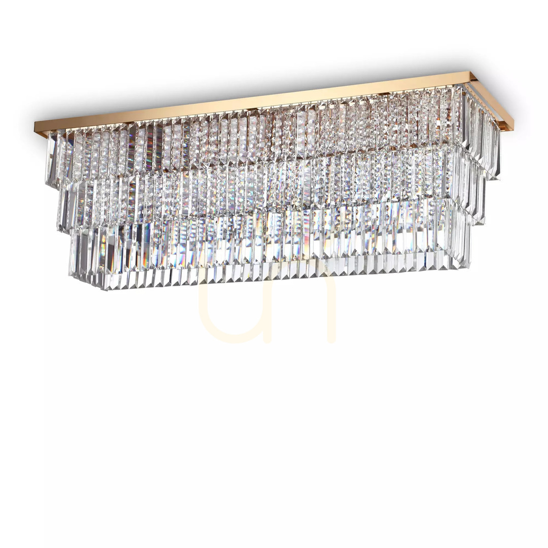 Náhled Plafon Ideallux Martinez PL8 chrom 8xE14 103 cm 166285 Plafon Ideallux Martinez PL8 chrom 8xE14 103 cm 166285