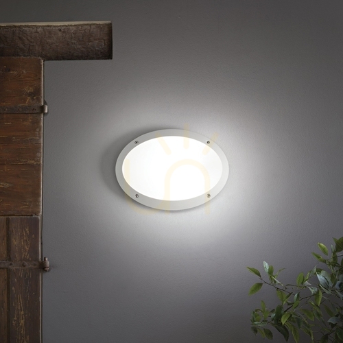 Kontrola Venkovní nástěnné svítidlo Ideal Lux POLAR bílé E27 33 cm 096711