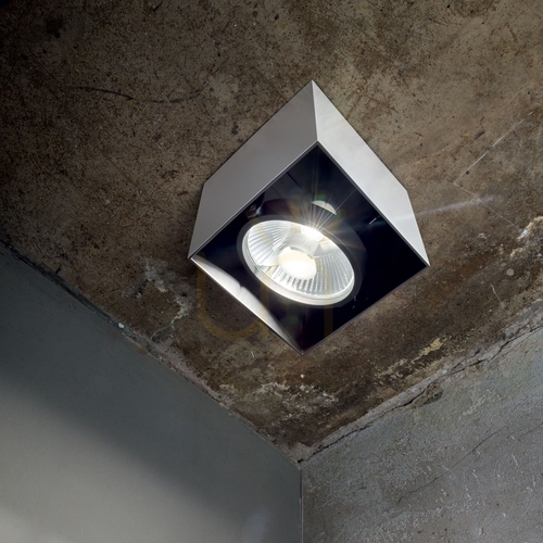 Kontrola Plafon Ideallux Mood PL1 D15 Round Bianco bílý 140872
