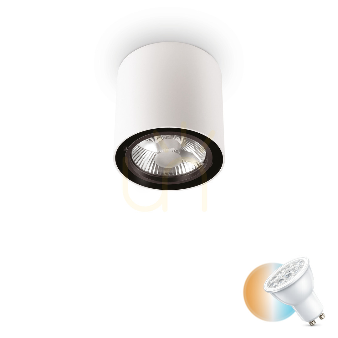 Kontrola Plafon Ideallux Mood PL1 D15 Round Bianco bílý 140872 Plafon Ideallux Mood PL1 D15 Round Bianco bílý 140872