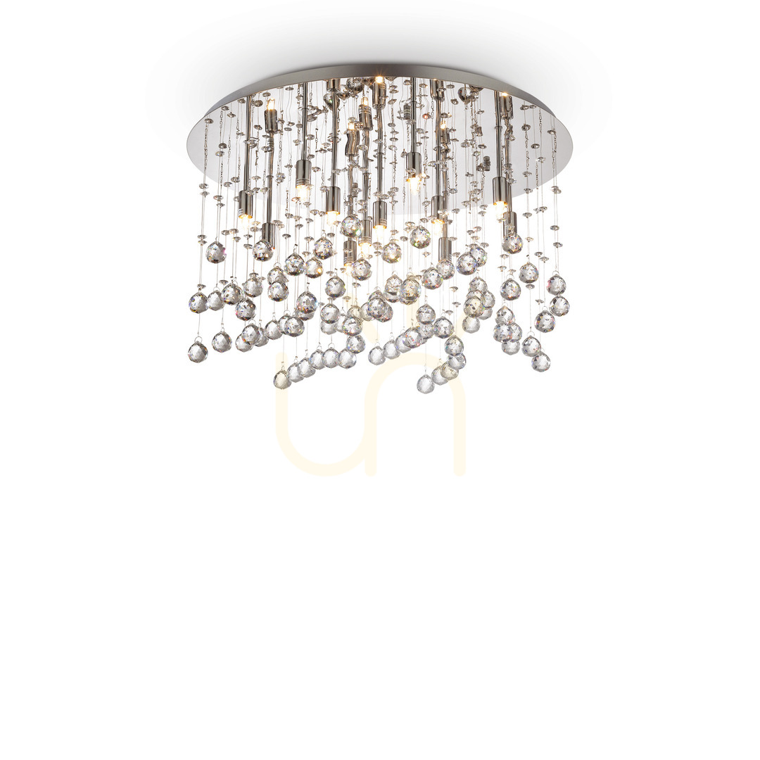Kontrola Plafon Ideallux Moonlight PL12 chrom 60 cm 12xG9 077802 Plafon Ideallux Moonlight PL12 chrom 60 cm 12xG9 077802