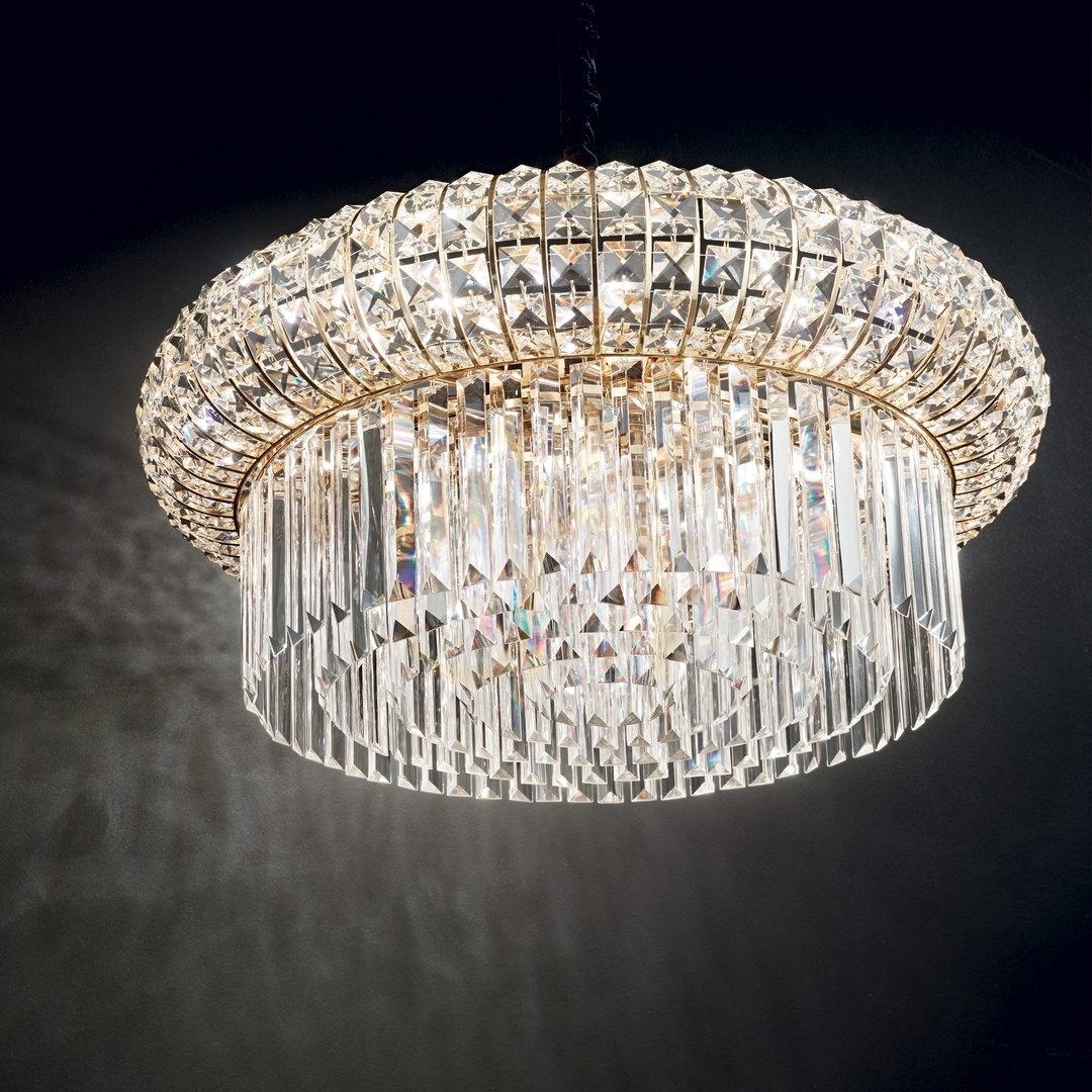 Kontrola Závěsné svítidlo Ideallux Nabucco SP12 zlaté 60 cm 237794 Závěsné svítidlo Ideallux Nabucco SP12 zlaté 60 cm 237794