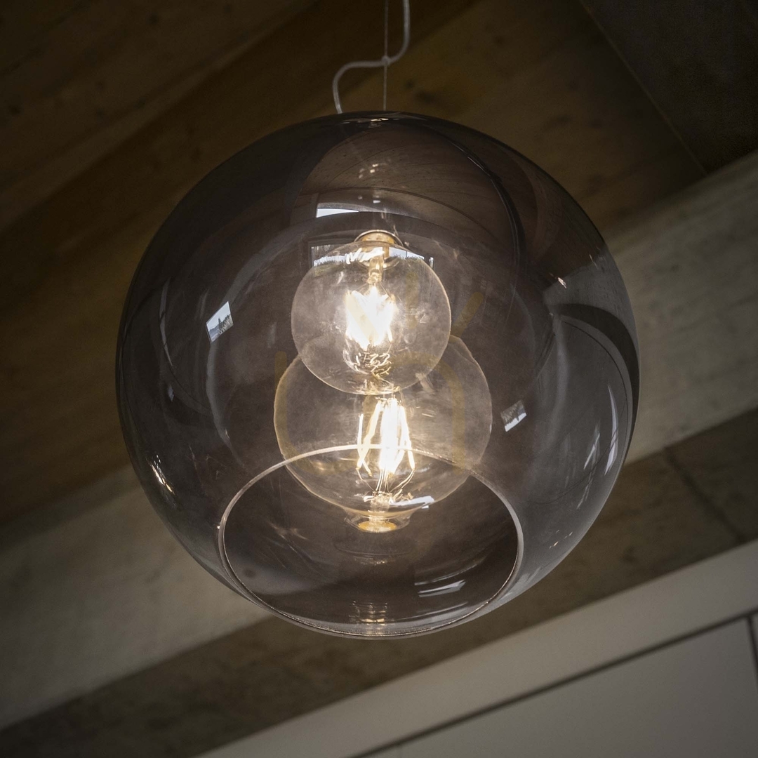 Pohled Závěsné svítidlo Ideal Lux Nemo SP1 D40 chrom/sklo 250359 Závěsné svítidlo Ideal Lux Nemo SP1 D40 chrom/sklo 250359