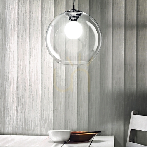 Kontrola Závěsné svítidlo Ideal Lux Nemo SP1 D40 transparentní sklo 052816