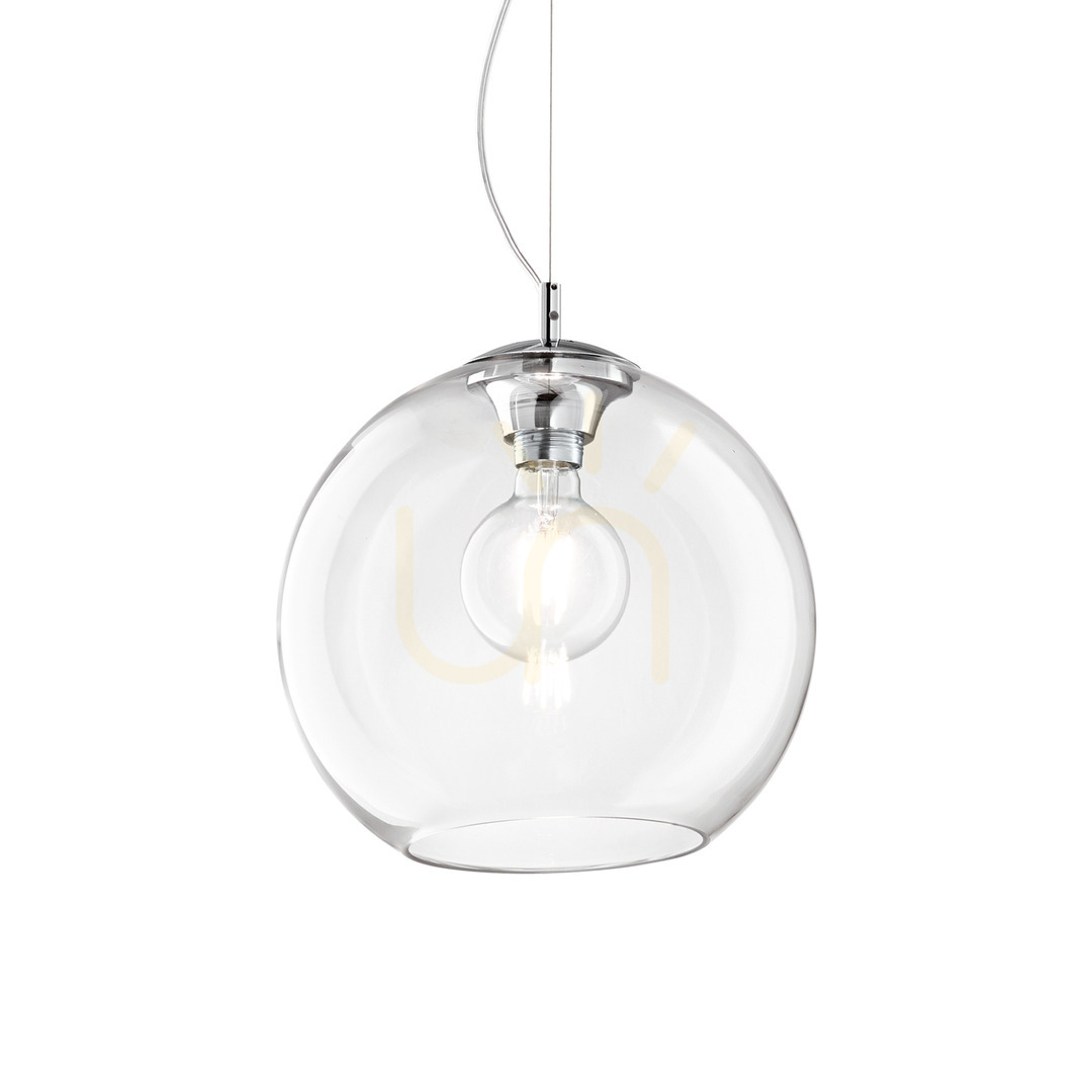 Kontrola Závěsné svítidlo Ideal Lux Nemo SP1 D40 transparentní sklo 052816 Závěsné svítidlo Ideal Lux Nemo SP1 D40 transparentní sklo 052816