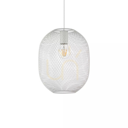 Kontrola Závěsné světlo Ideallux NET SP1 D24 Bianco bílé 317274