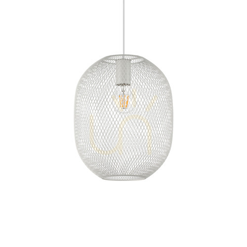 Kontrola Závěsné světlo Ideallux NET SP1 D24 Bianco bílé 317274