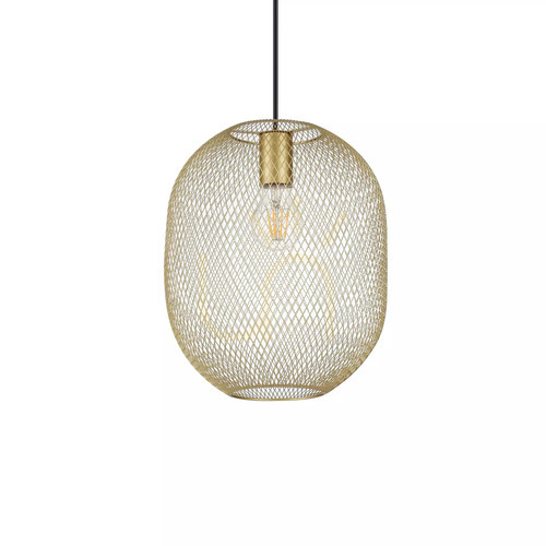 Kontrola Závěsné svítidlo Ideallux NET SP1 D24 ORO Black 317267
