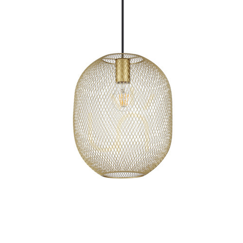 Kontrola Závěsné svítidlo Ideallux NET SP1 D24 ORO Black 317267