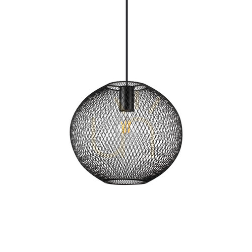 Kontrola Závěsné svítidlo Ideallux NET SP1 D29 NERO černé 313788