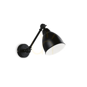 Nástěnné svítidlo Ideallux Newton AP1 Nero černé E27 027852 0 Nástěnné svítidlo Ideallux Newton AP1 Nero černé E27 027852 small 0
